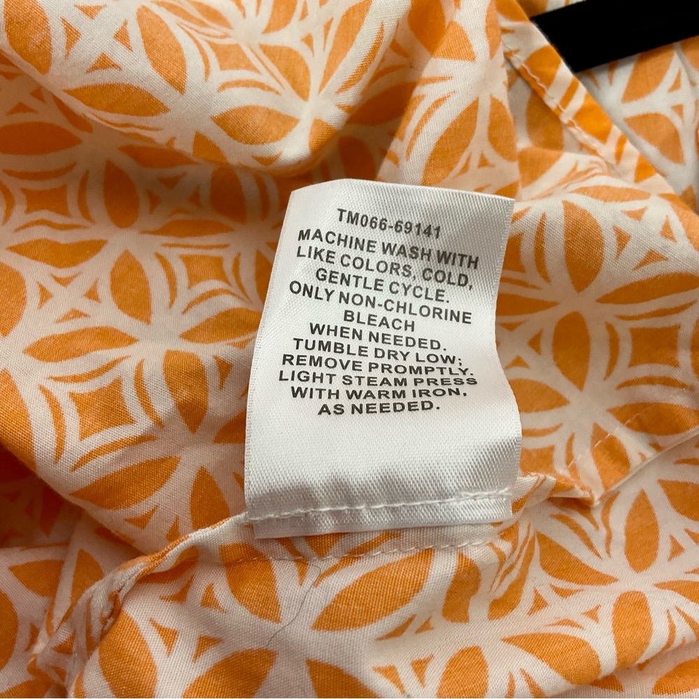 Pendleton 100% Cotton Split Neck Tunic Blouse Siz… - image 7